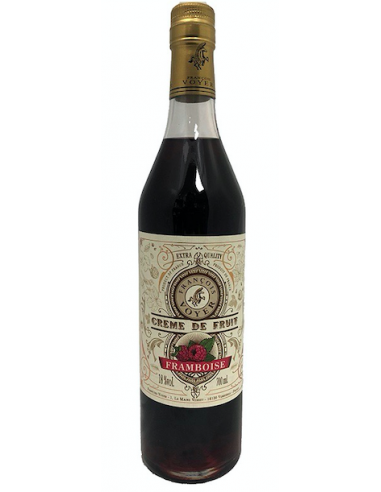 Crème de framboise François Voyer au Cognac...