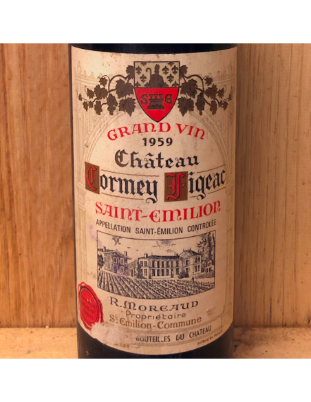 1959 Château Cormey Figeac - Saint-Emilion Grand Clu Classé - ME