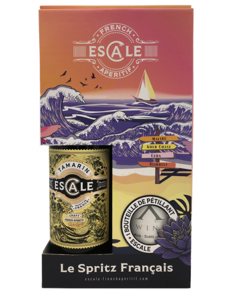Le Spritz Français Escale Tamarin & X Wine Bulles – Coffret 2 bouteilles