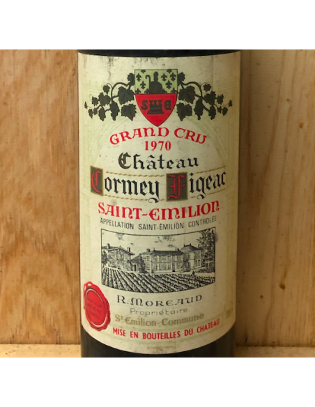 1970 Château Cormey Figeac - Saint-Emilion Grand Cru Classé - HE