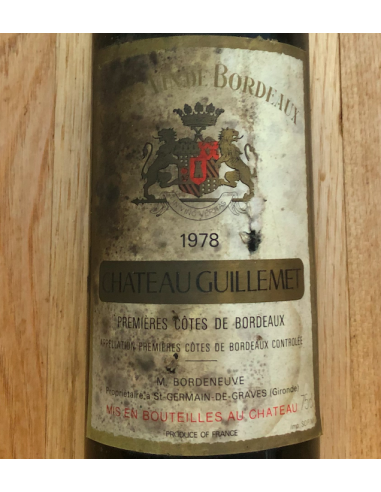 1978 Château Guillemet - Premières Côtes de...