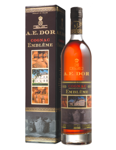 Cognac A.E. DOR Emblême Assemblage Grande Champagne & Fins Bois – 70 cl
