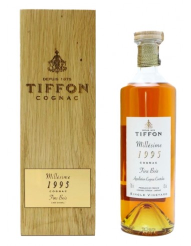 Millésime 1995 Cognac Tiffon Fins Bois – 70 cl