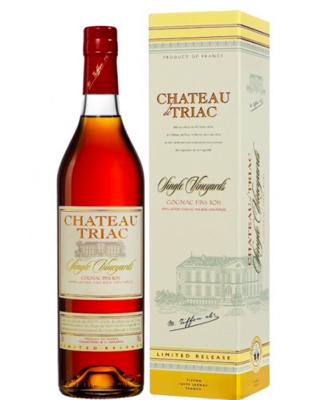 Cognac Tiffon Château de Triac Single Vineyards Fins Bois – 70 cl