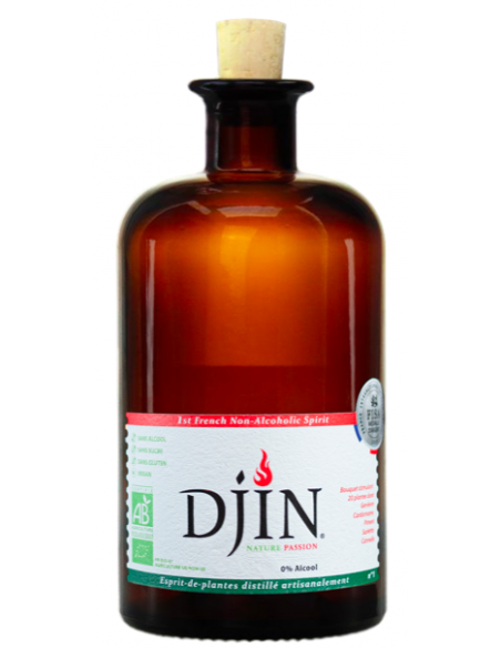 Djin Nature Passion Gin Sans Alcool Bio – 50 cl