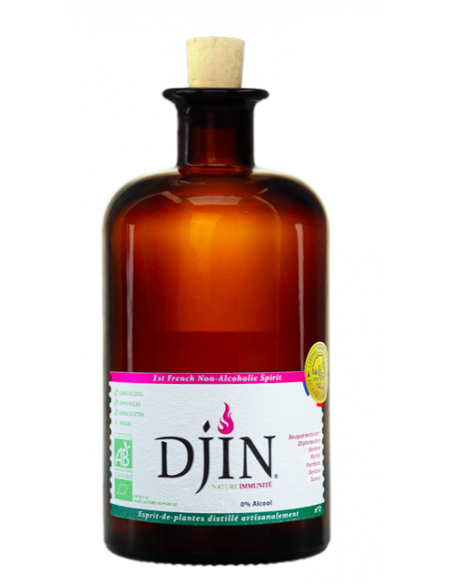 Djin Nature Immunité Gin Sans Alcool Bio – 50 cl