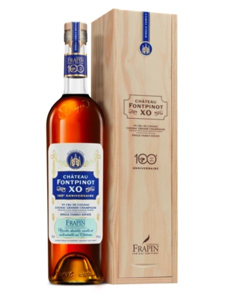 Cognac Frapin Château Fontpinot XO 100ème Anniversaire Édition Limitée – Grande Champagne – 70 cl