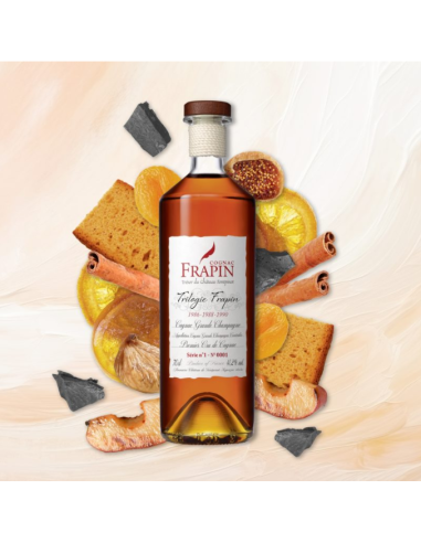 Cognac Frapin Trilogie Série N°1 1986 – 1988 –...