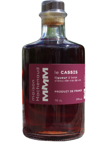 Maison Machenaud - Liqueur cassis à base d'eau-de-vie de vin