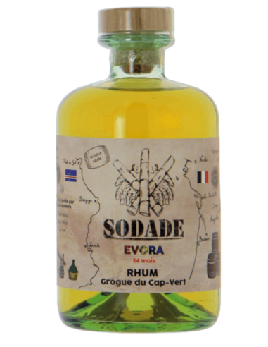 Sodade - Evora Rhum - Grogue du Cap Vert, 54 mois - 50 cl