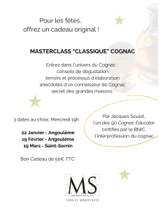 Masterclass Cognacs - 19 Février 2025