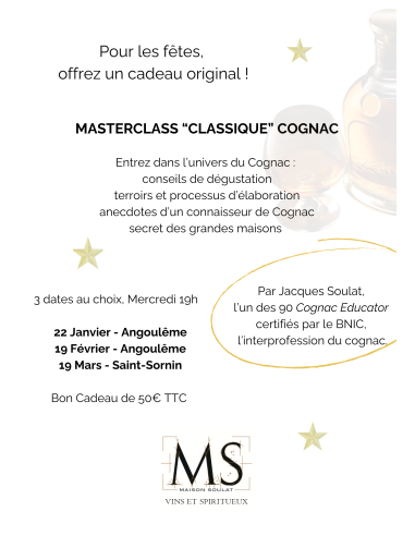 Masterclass Cognacs - 19 Février 2025