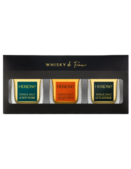 Heriose - Single Malt Whisky, "Coffret Découverte", Trio
