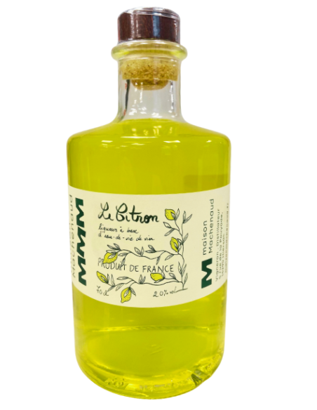 Maison Machenaud - Liqueur "Le Citron" à base d'eau-de-vie de vin
