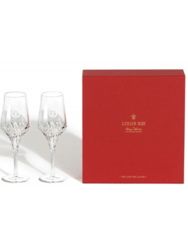 LOUIS XIII Lot de deux verres en cristal