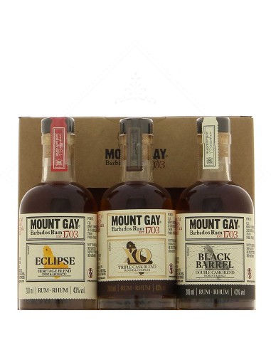 Mount Gay Discovery Coffret découverte 3 x 20...
