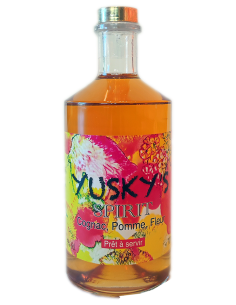 Yusky’s Spiritueux à base de Cognac, Pomme et Fleur – 70 cl
